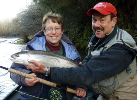 Joann Severson First Siletz Steelhead / McKenzie River Fishing Guide