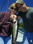 mandy and joe jensen, santiam / trout and steelhead fly fishing / McKenzie River fly fishing guide